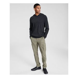 CLUBROOM Mens Gray V Neck Cashmere Pullover Sweater XL